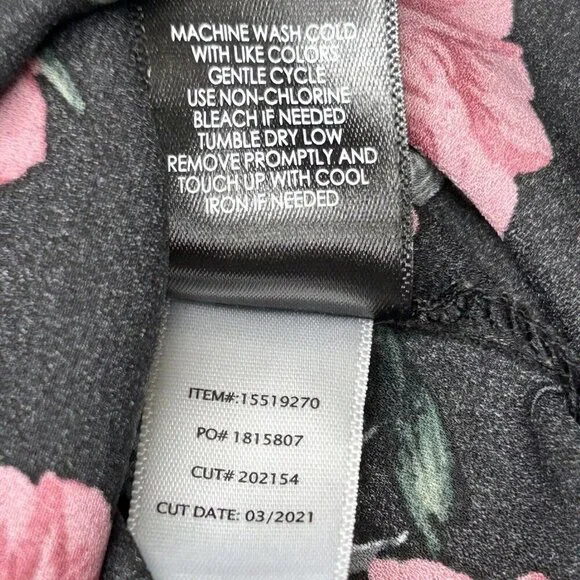 Torrid 2 Top 2X Black Floral Georgette Bow Tie Blouse Birds Sheer Romantic Boho - Picture 6 of 10